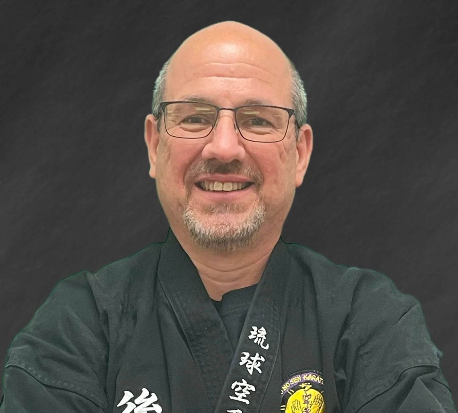 Kyoshi Adam McCauley, Founder & Head Instructor at Go No Sen Karate, in uniform